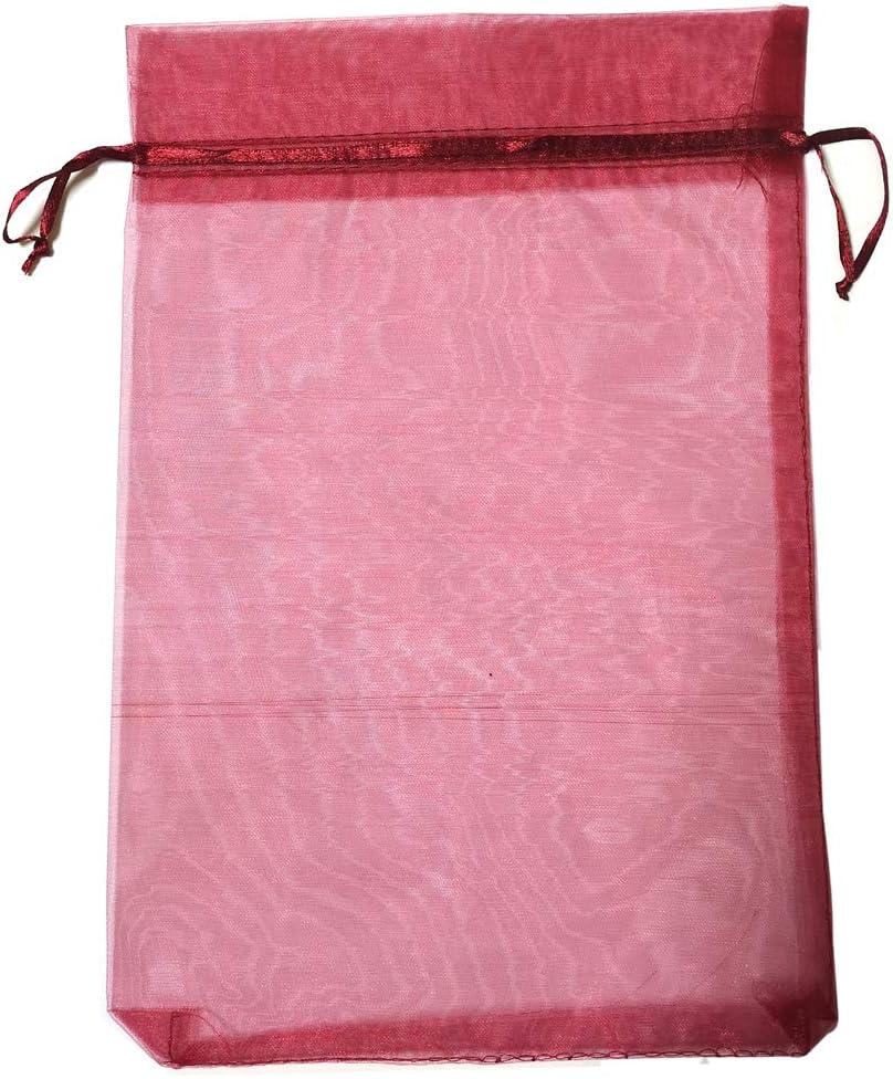 Organza gift bag - Burgundy